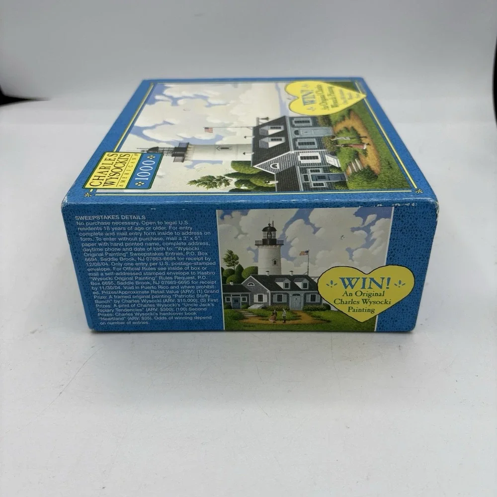 Milton Bradley 1000 Piece Puzzle Charles Wysocki Americana Jayson Sparkin Sealed